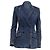 Blazer de denim cruzado Gucci en algodón azul