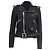 Comme Des Garcons Comme des Garçons Shrink Double Riders Jacket in Black Polyester