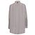 Camisa Thom Browne com pregas traseiras e botões parciais em algodão branco Cru - vista 4