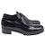 Miu Miu Oxford senza lacci con suola lug in pelle nera Nero