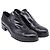 Miu Miu Oxford senza lacci con suola lug in pelle nera Nero - vista 3