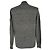 Stone Island Strickpullover mit halbem Reißverschluss aus grauer Wolle - Ansicht 3