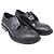 Salvatore Ferragamo Ferragamo Festo Wing-Tip Oxfords in pelle di vitello nera Nero - vista 3