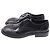Salvatore Ferragamo Ferragamo Festo Wing-Tip Oxfords in pelle di vitello nera Nero - vista 4