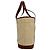 Apc Borsa Tote A.P.C. Hélène in tela di juta beige - vista 3