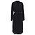 Autre Marque Robe chemise ceinturée Hugo Boss Dibanorah en viscose noire
