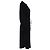 Autre Marque Robe chemise ceinturée Hugo Boss Dibanorah en viscose noire - vue 3