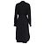 Autre Marque Robe chemise ceinturée Hugo Boss Dibanorah en viscose noire - vue 4