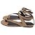 Sandali Khaite Aimee Ankle Wrap in camoscio marrone - vista 4