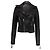 Giacca Biker Slim Balenciaga in Pelle Nera Nero