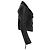 Giacca Biker Slim Balenciaga in Pelle Nera Nero - vista 3