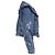 Ganni Bleach Denimjacke mit Rüschenkragen aus blauer Baumwolle - Ansicht 3