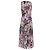 Kate Spade Maxikleid mit Blumenprint aus rosa Polyester