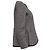 Veste sans col Giorgio Armani en coton noir - vue 3