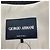 Veste sans col Giorgio Armani en coton noir - vue 6