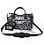 Borsa Balenciaga Medium City Graffiti in pelle d'agnello nera Nero