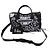 Borsa Balenciaga Medium City Graffiti in pelle d'agnello nera Nero - vista 5