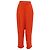 Autre Marque Hugo Boss Hose aus orangefarbenem Acetat Koralle