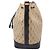 Autre Marque Borsa Bucket Monogram Saint Laurent in Nylon Canvas Camel Brown Giallo Cammello - vista 3