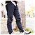 Autre Marque SUNSEA Micro Thermal Knit Wool Pants Blue Navy blue - view 3