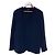 Theory CLASSIC CREPE Collarless Jacket Blue Navy blue
