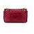 Gucci GG Marmont Flap Chevron Leather Rouge - vue 2