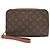 Louis Vuitton Monogram Orsay Second Bag Clutch Handbag Marron