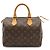 Bolsa Louis Vuitton Monogram Speedy 25 Marrom - vista 2