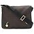 Borsa a tracolla Fendi Zucchino Nero Marrone scuro