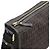 Borsa a tracolla Fendi Zucchino Nero Marrone scuro - vista 7