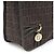 Borsa a tracolla Fendi Zucchino Nero Marrone scuro - vista 9
