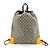 Gucci Neo Vintage Drawstring GG Coated Canvas Large Beige - vue 2