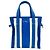Balenciaga Bazar Striped Leather XXS Blu