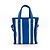 Balenciaga Bazar Striped Leather XXS Blu - vista 2