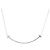 Colgante Tiffany & Co. T Smile Oro Blanco 18K Small Plata - vista 3