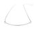 Colgante Tiffany & Co. T Smile Oro Blanco 18K Small Plata - vista 6