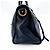Bolsa Satchel Conversível Prada Vitello Phenix Medium com Zíper Frontal Azul marinho - vista 4