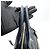 Bolsa Satchel Conversível Prada Vitello Phenix Medium com Zíper Frontal Azul marinho - vista 6