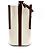 Burberry Peggy Logo Bucket Canvas Small Beige - vista 3