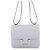 Hermès Bolsa de ombro Hermes Mini Constance 3 Miroir Gris Pantin em couro Swift