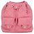 Mochila Chanel Matelassé de piel de cordero Rosa