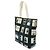 Chanel Windows Line Tote Bag Schwarz Weiß - Ansicht 3