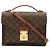 Sac à main Louis Vuitton Monogram Monceau 28 Marron