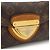 Louis Vuitton Monogram Pochette Beverly Handtasche Braun - Ansicht 9