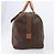 Céline Celine Boston Triomphe Coated Canvas Large Marrom - vista 5