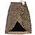 Iro Gonna midi leopardata Nero Stampa leopardo