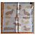 Gavroche Hermès "Les Bassets" Marrom Azul Bege Laranja - vista 2