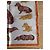Gavroche Hermès "Les Bassets" Marrom Azul Bege Laranja - vista 8