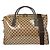 Gucci GG Top Handle GG Matelassé Leather Mini Beige