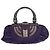 Christian Dior Plisse Frame Pleated Leather Medium Purple